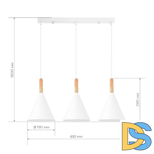 Подвесной светильник Evoluce Arket SLE1255-503-03