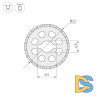 Силиконовый профиль Arlight WPH-FLEX-ROPE-D22-360deg-S8-10m WHITE 053828
