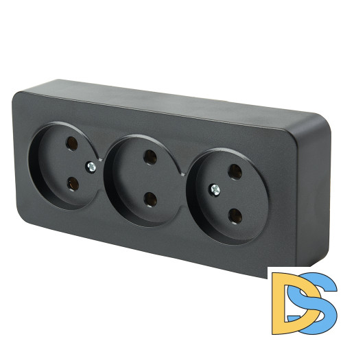 Розетка 3-местная б/з Stekker София MST10-13-05 49500