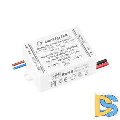 Блок питания Arlight ARPJ-SP-38160-PFC-TRIAC-MINI (6W, 19-38V, 160mA) 047585