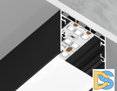 Алюминиевый профиль Ambrella Light Profile System GP2550BK