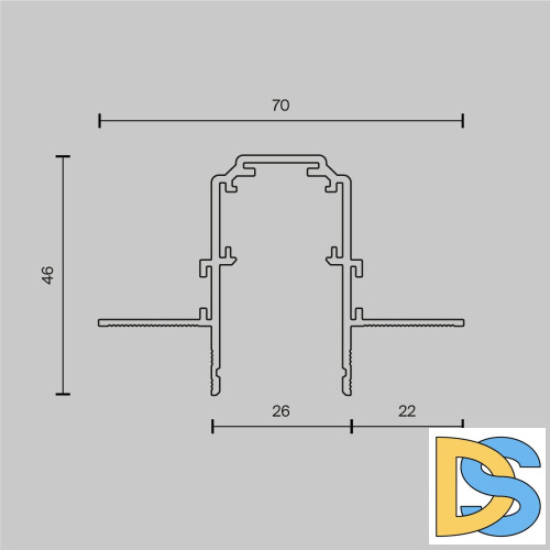Шинопровод Maytoni Magnetic track system Exility TRX034-421.12B