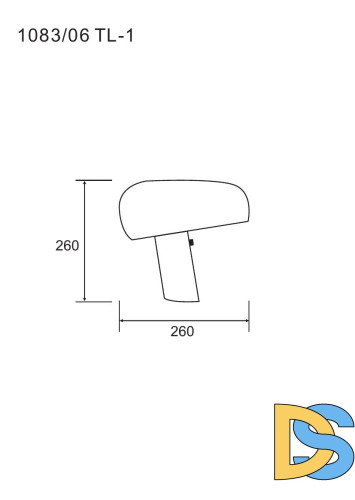 Настольная лампа Divinare Denton 1083/06 TL-1
