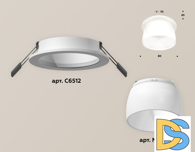 Встраиваемый светильник Ambrella Light Techno Spot XC6512069 (C6512, N6258)