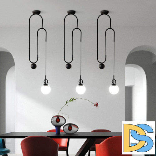 Подвесной светильник ImperiumLoft Newton Black 187975-23