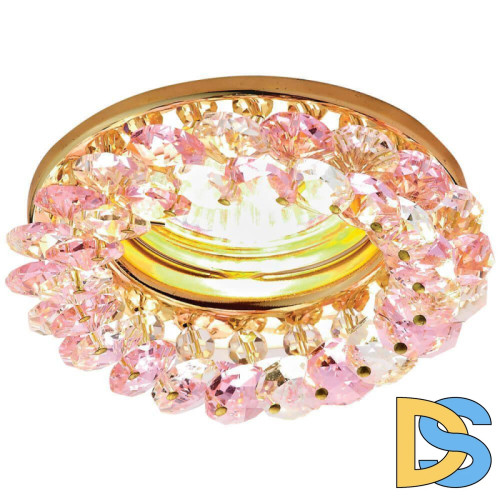 Встраиваемый светильник Ambrella Light Crystal K206 PI/G