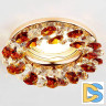 Встраиваемый светильник Ambrella Light Crystal K206 PI/G