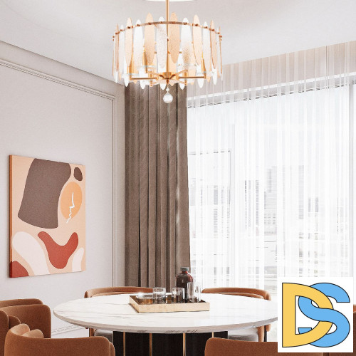 Люстра на штанге Arte Milano Sorrento 373309/6/350/470 GD