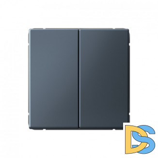 2-клавишный выключатель, сх. 5, 10АХ, Schneider Electric Art Gallery, цвет Грифель, GAL000751