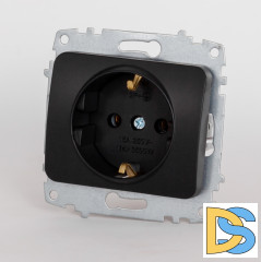 Розетка с заземлением ELBI Jazz 607-014800-217