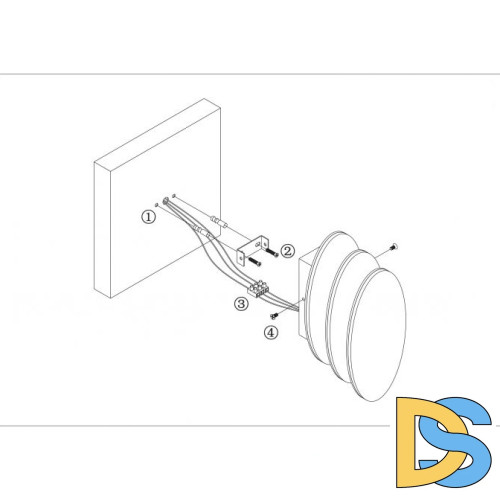 Настенный светильник ImperiumLoft WattMe Elips 59366-04