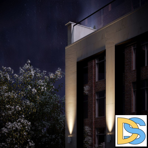 Уличный настенный светильни Elektrostandard Column 35138/U белый 4690389194559 a063023