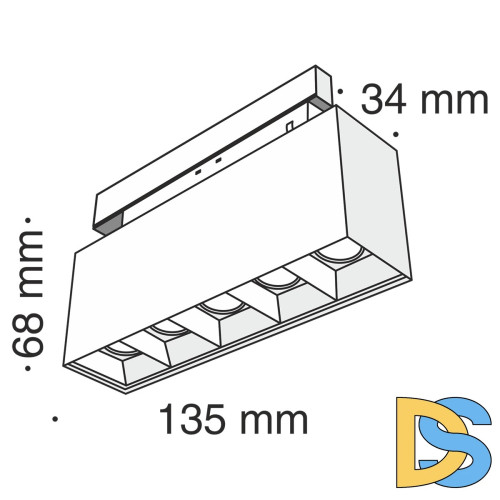 Трековый светильник Maytoni Track lamps TR014-2-10W3K-B