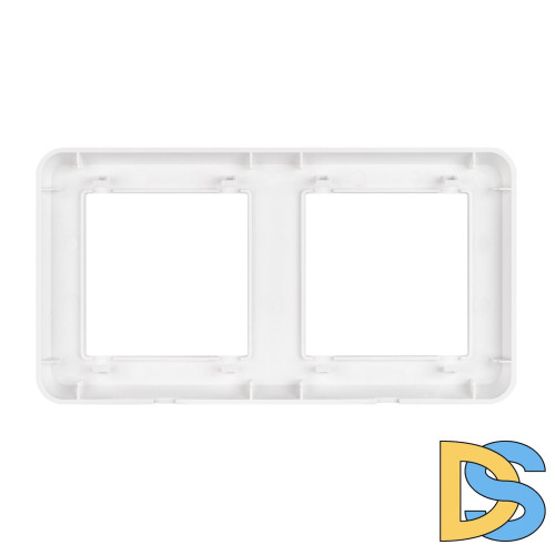 Рамка двухместная Arlight FRM-VERSA-PL-2-WH 043776