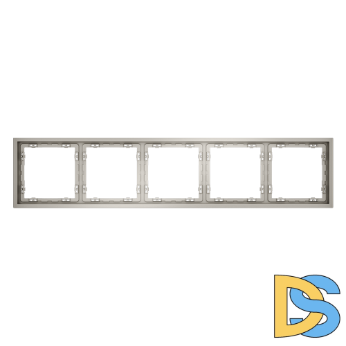 Рамка пластиковая VOLTUM S70 на 5 постов, (кашемир)