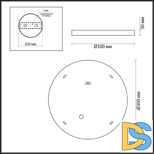 Настенно-потолочный светильник Odeon Light Bergi 5064/24L
