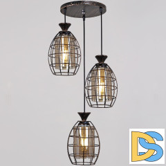 Подвесной светильник Reluce 03525-0.9-03 BK+GD