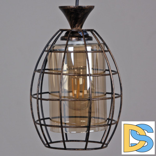 Подвесной светильник Reluce 03525-0.9-03 BK+GD