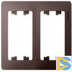 Рамка 2-ая (двойная), Платина, серия Glossa, Schneider Electric