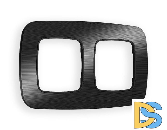 Рамка двухместная Ambrella Volt Radian OF580502