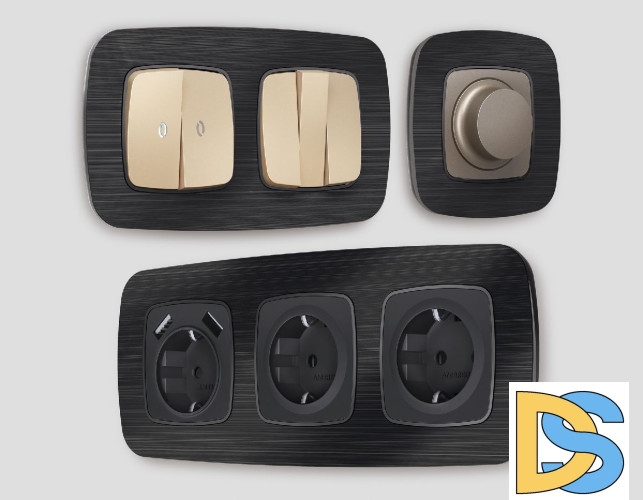 Рамка двухместная Ambrella Volt Radian OF580502