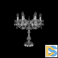 Настольная лампа Bohemia Ivele Crystal 1402L/6/141-47 Ni