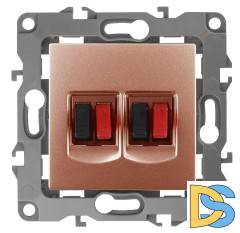 Розетка аудио двойная Эра 12-3112-14 Б0027469