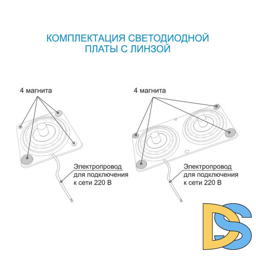 Светодиодная плата Apeyron 220В 2835 12Вт 6500К IP20 02-20