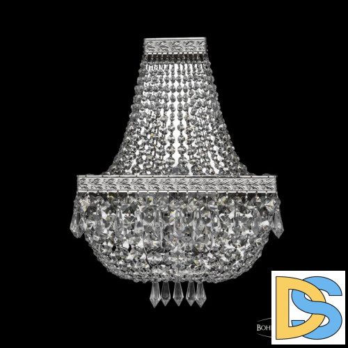 Бра Bohemia Ivele Crystal 19272B/H1/25IV Ni