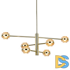Люстра на штанге Delight Collection MD22030002 MX22030002-6A gold/champagne