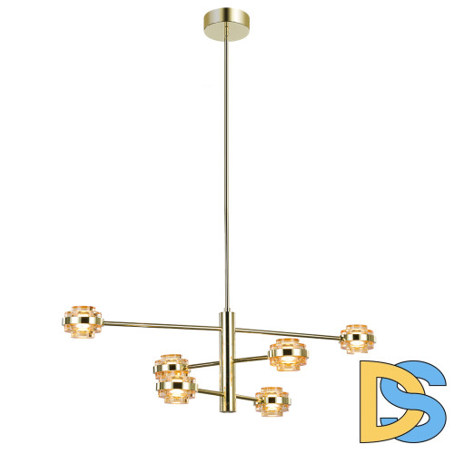 Люстра на штанге Delight Collection MD22030002 MX22030002-6A gold/champagne
