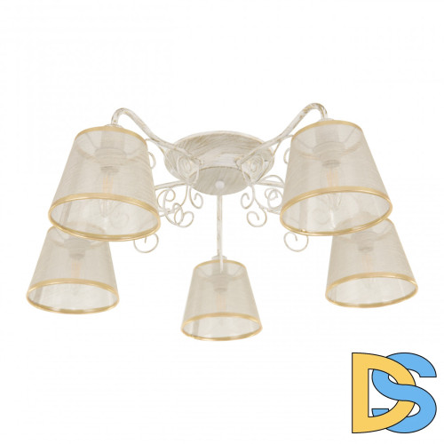 Потолочная люстра Arte Milano 341120/5 WT+G