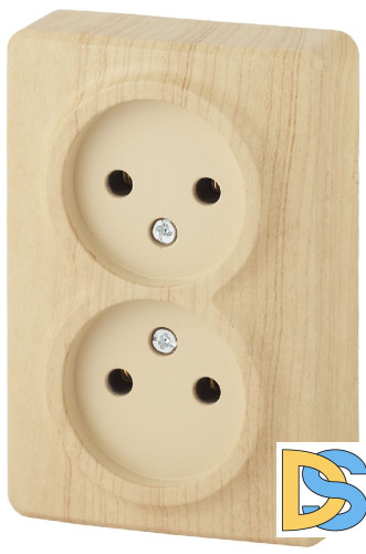 Розетка 2х2P Эра 11-2202-11 Б0020684