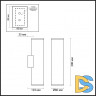 Бра Odeon Light 3833/2WB