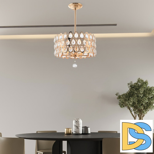 Люстра на штанге Arte Milano Sorrento 371019/5/300/390 GD