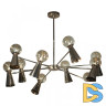 Люстра на штанге Loft IT Halley 10046/10 Gold