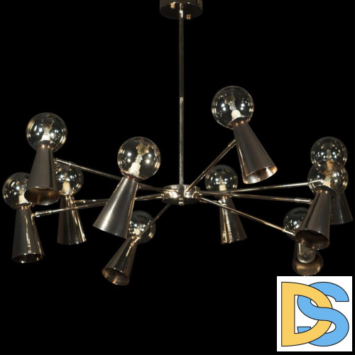 Люстра на штанге Loft IT Halley 10046/10 Gold