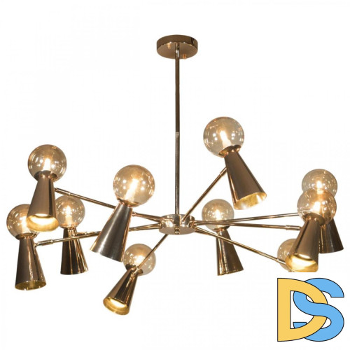 Люстра на штанге Loft IT Halley 10046/10 Gold