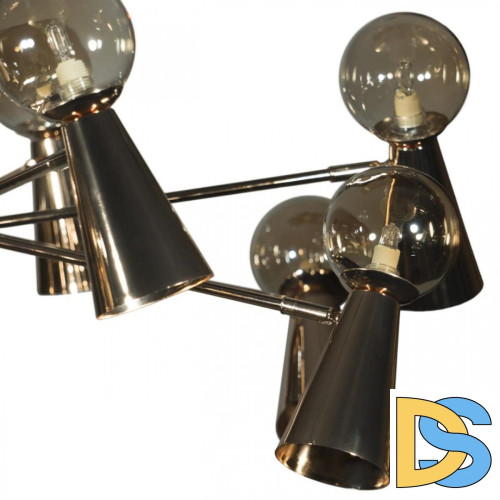 Люстра на штанге Loft IT Halley 10046/10 Gold