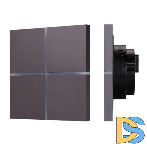 Сенсорная панель Arlight KNX-304-13-IN Grey BUS, Frameless 038309