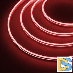 Светодиодная лента герметичная Arlight MOONLIGHT-SIDE-A168-4x10mm 24V Red 7.2 W/m, IP65, 2835, 5m, wire x1 038313