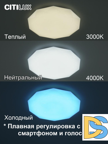 Потолочная люстра Citilux Астрон CL733480G