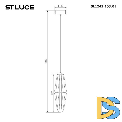 Подвесной светильник ST Luce Ciara SL1242.103.01