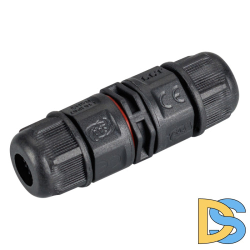 Коннектор прямой Arlight NEO-CON-I-2pin-BK (3-7mm, IP67) 024936