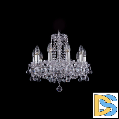 Подвесная люстра Bohemia Ivele Crystal 1402/10/141 Ni Balls