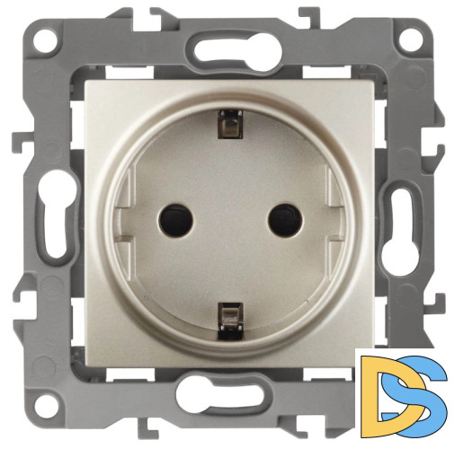 Розетка ЭРА 12 2P E Schuko 16A 250V 12-2001-04 Б0014684