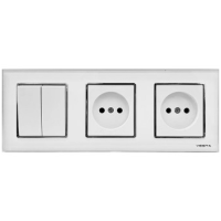 Розеточно-клавишный блок