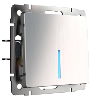 Выключатель одноклавишный проходной с подсветкой