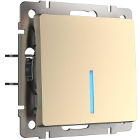 Выключатель одноклавишный с подсветкой