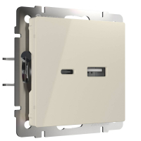 Розетка USB тип А+С